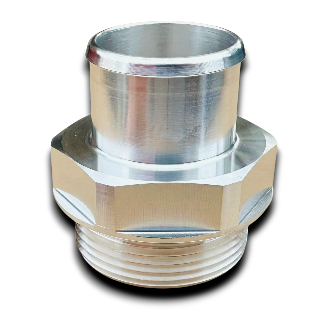 Vibrant 1.50in Hose Barb to 20 ORB Male w/ O-Ring - Aluminum