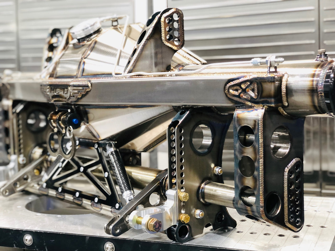 Custom Built FAB 9 Stock Suspension Housing (Foxbody, SN95, New Edge Mustang)