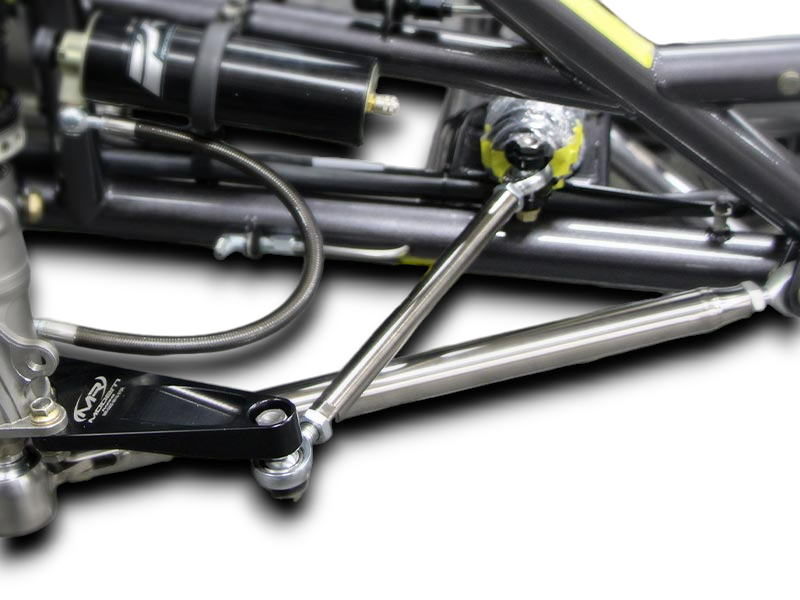 Titanium Tie Rod Kit for Strange Steering Rack (Clevis Style)