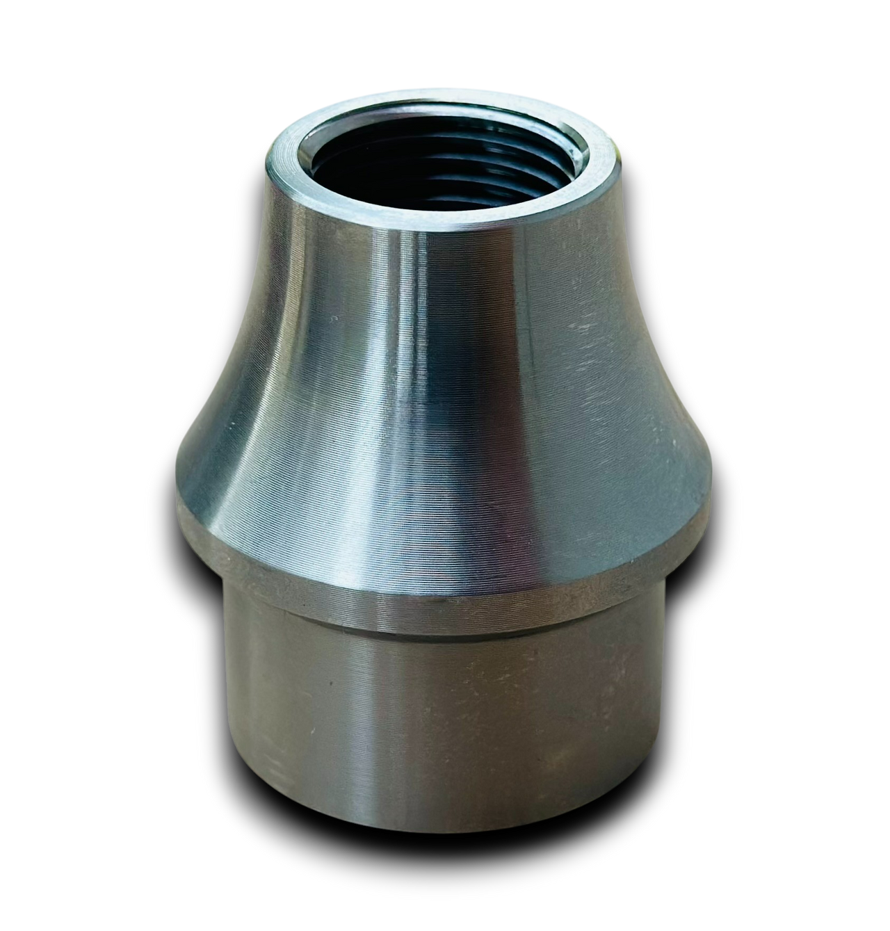 Titanium 1 1/2 x .125 Threaded Tube Adapter | 3/4-16 (Right Hand)