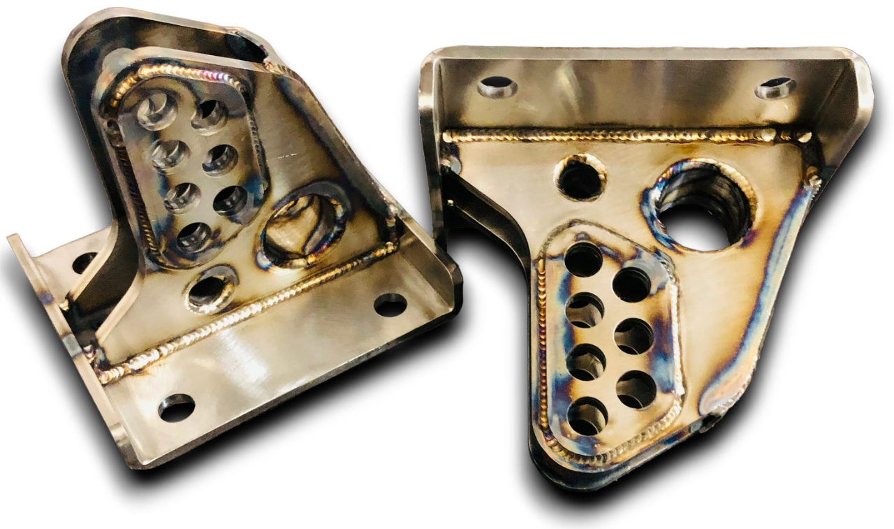 Leaf Spring Perch Adjustable Lowers (for traction bars) (Assembled)