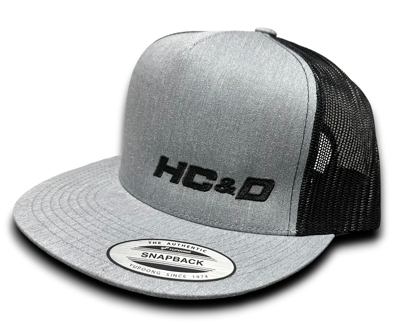 HC&D Gray & Black Snapback Hat