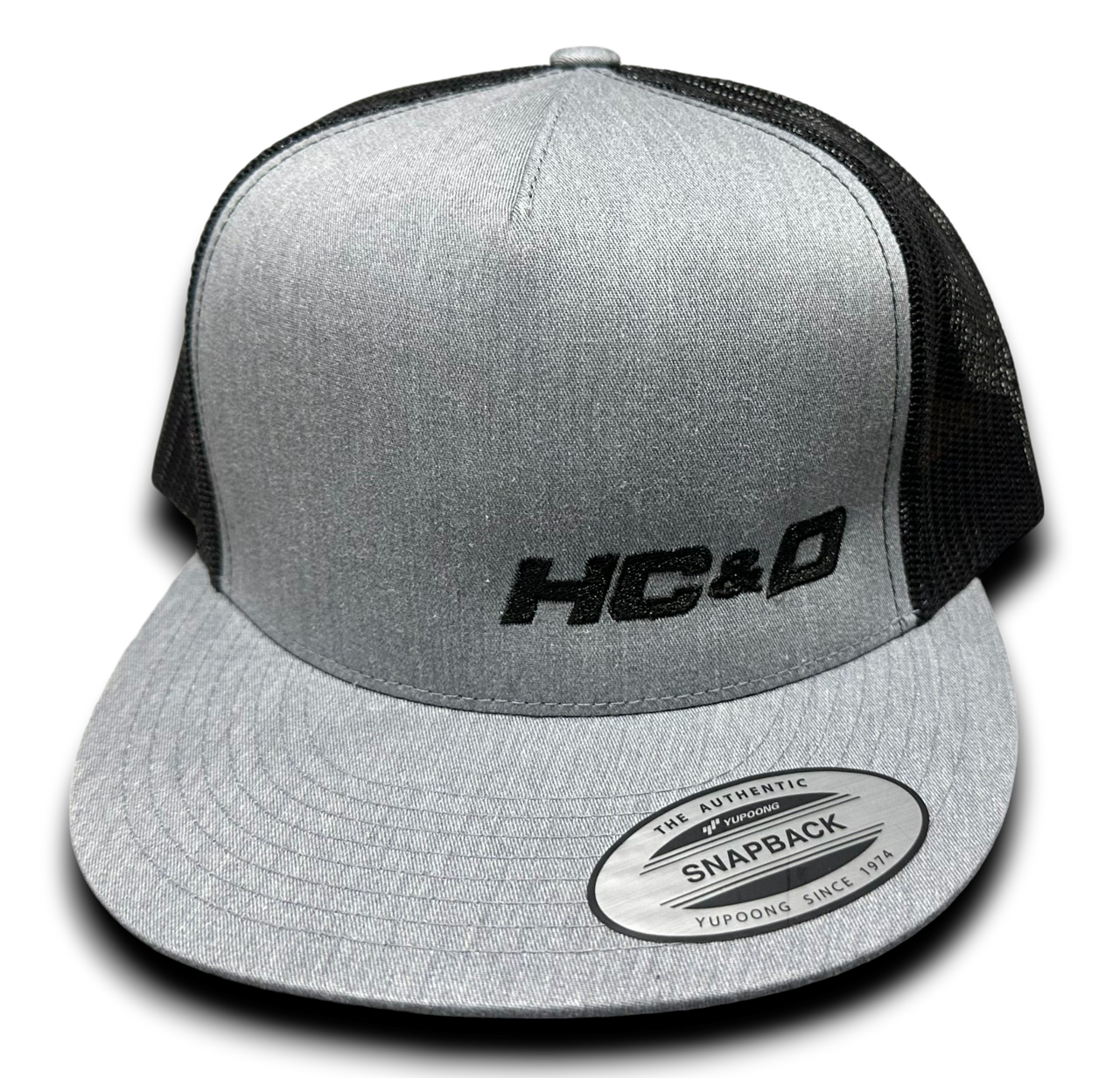 HC&D Gray & Black Snapback Hat