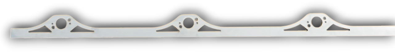 Light Weight #6 Scalloped Dzus Mounting Strip