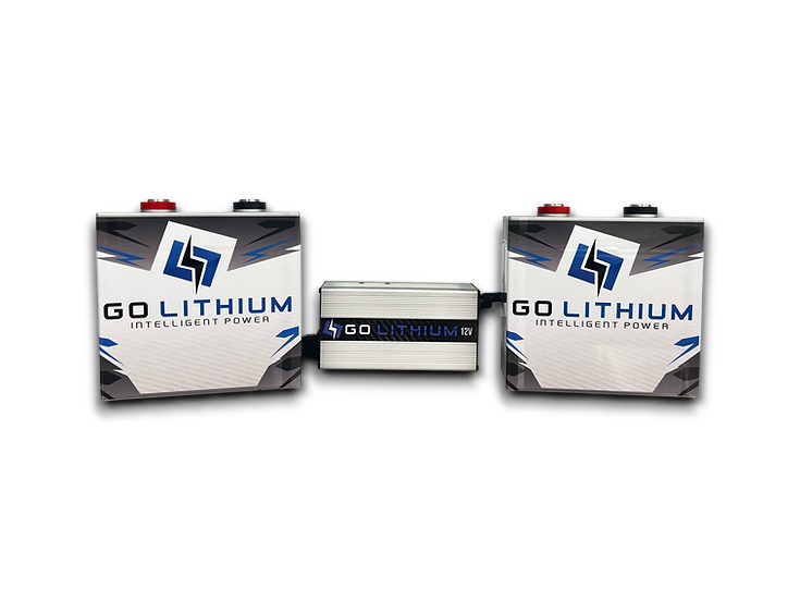 Go Lithium Dual 12v Racing Batteries and Charger Package (GEN 2)