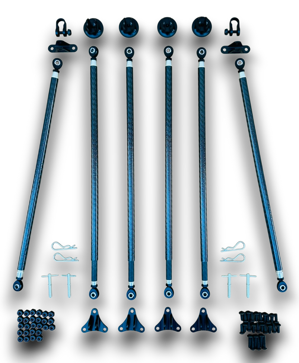 Dragster Rear Wing Strutt Rod Wings & Wing Mounting