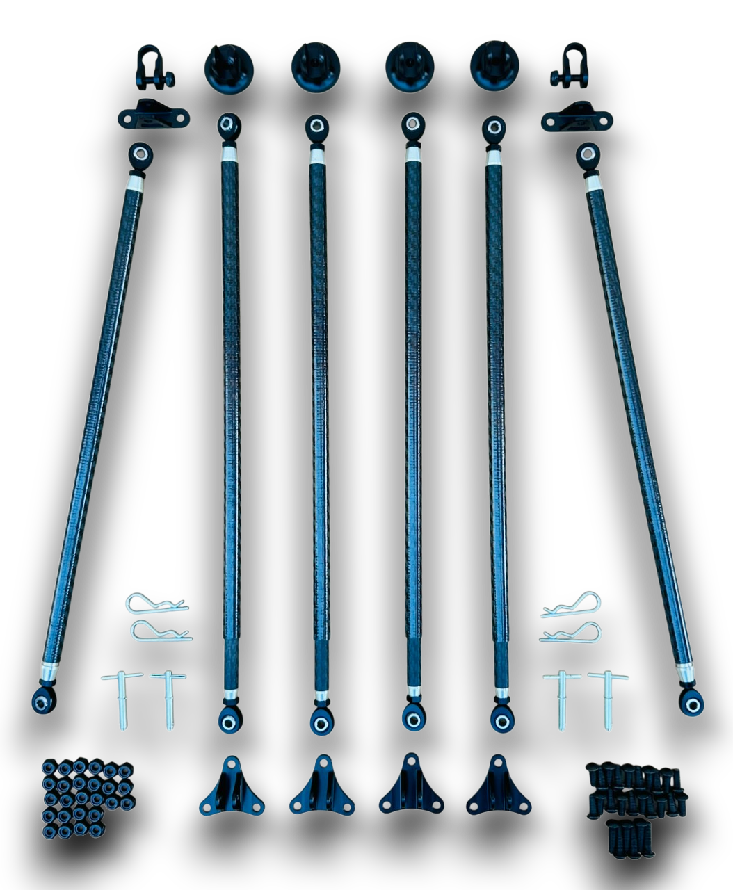 Carbon Adjustable Wing Strut Rod Kit (Universal)