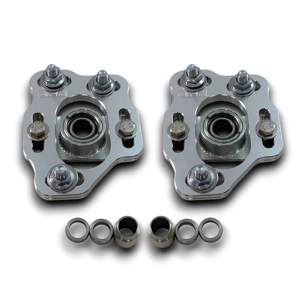 Billet Caster Camber Plates (fits 90-93 Ford Mustang) UPR