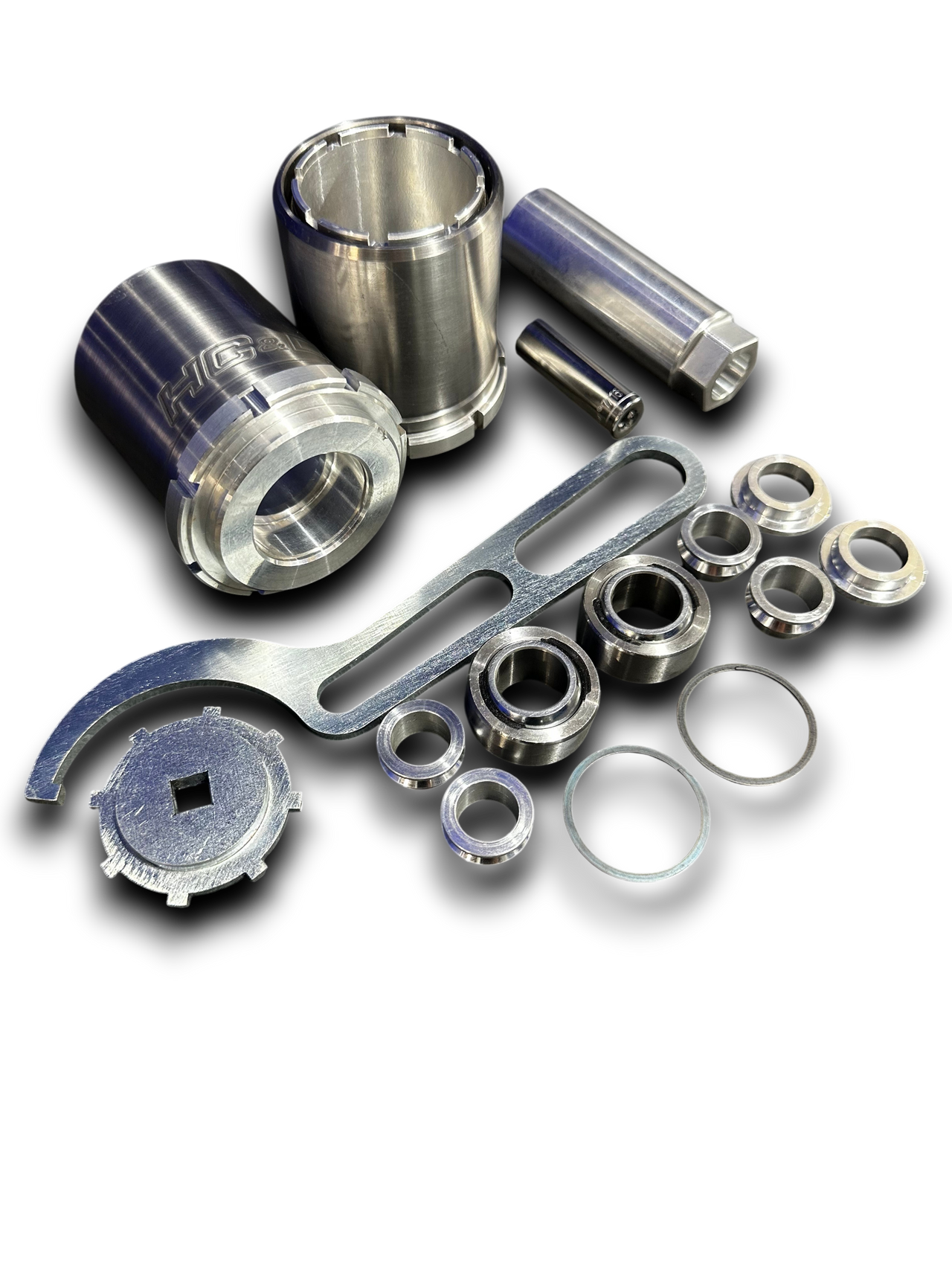 HC&D Adjustable Long Travel Threaded Strut Cup Kit