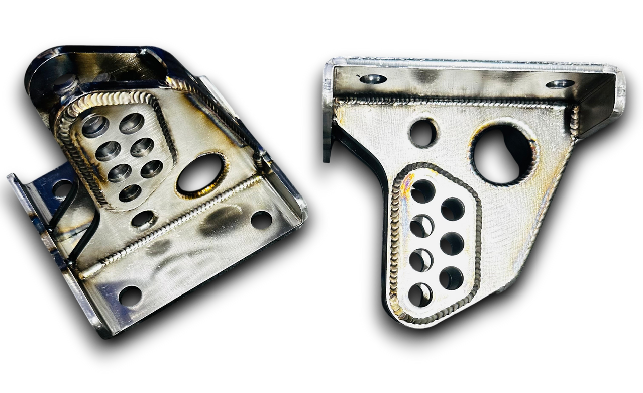 Leaf Spring Perch Adjustable Lowers (for traction bars) (Assembled)