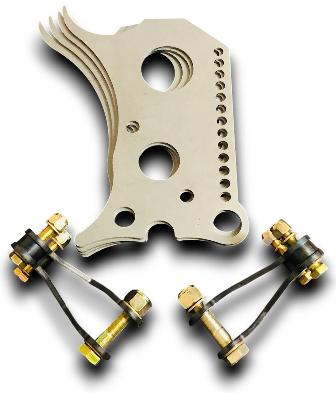 Coilover Mount Kit (3 1/2" Axle Tube) Welded Steel Mounts
